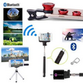 iBank(R)Selfie Stick + Bluetooth Shutter + Tripod + Fisheyes